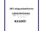 Kiadó raktár