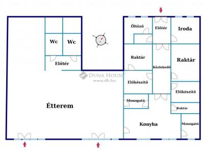 Eladó utcai bejáratú üzlethelység Kecskemét