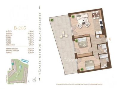 Eladó lakás Balatonszemes