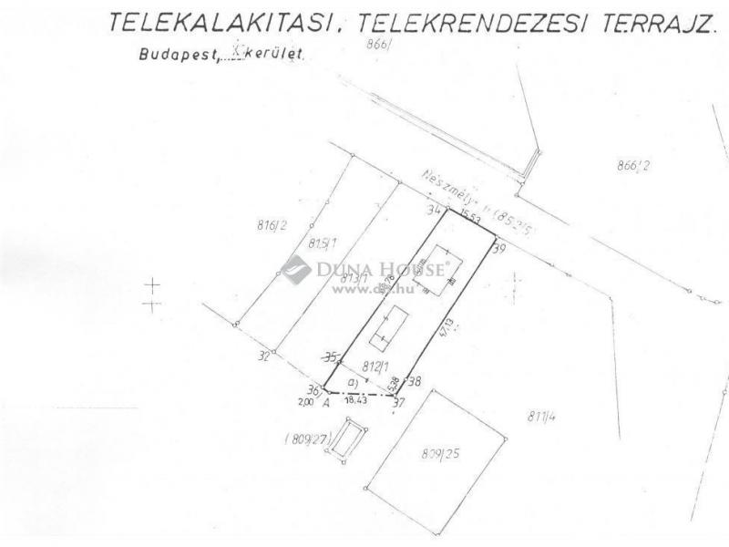 Eladó lakóövezeti telek Budapest