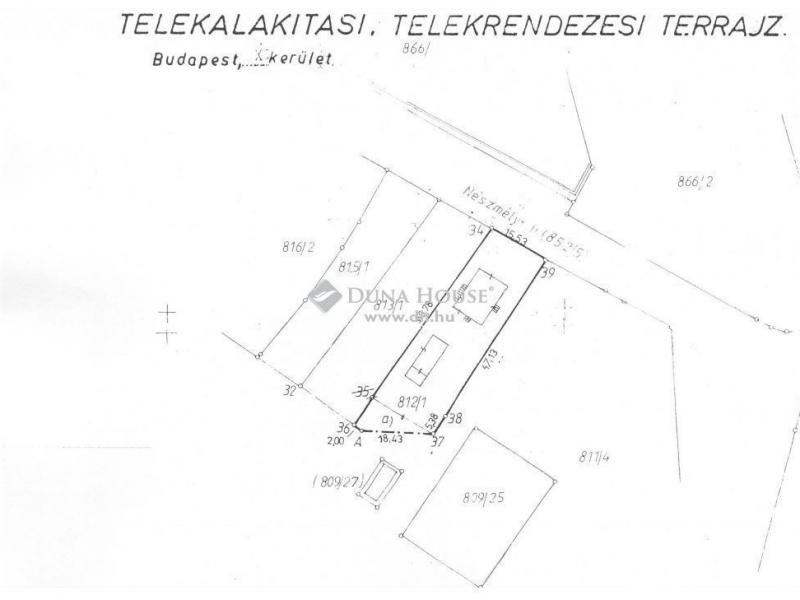 Eladó lakóövezeti telek Budapest