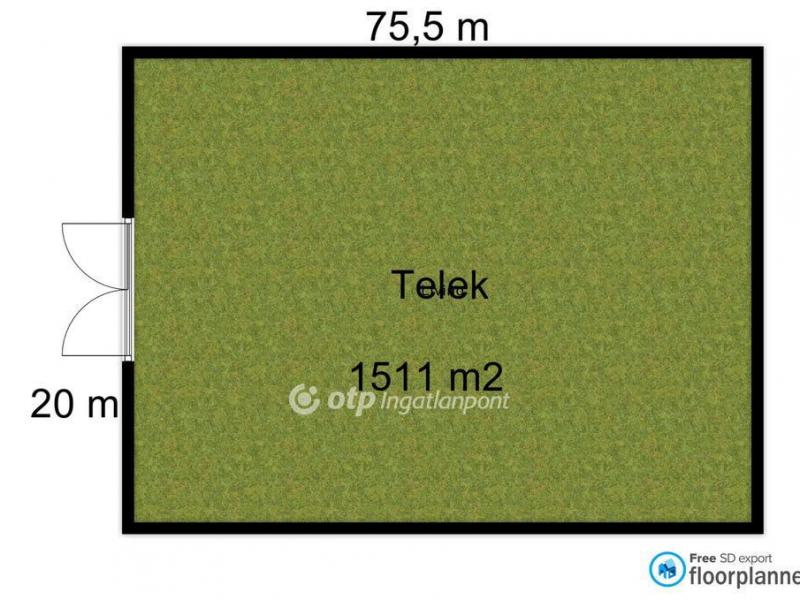 Eladó lakóövezeti telek Kaba