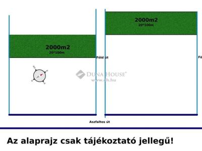Eladó külterületi telek Jászberény