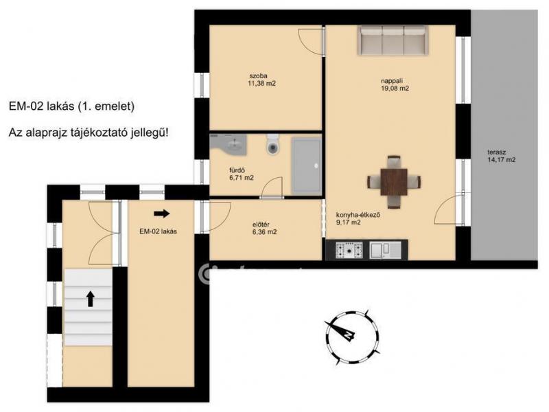 Eladó lakás Nemesvámos