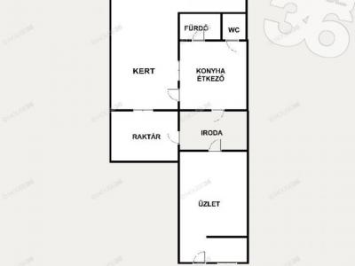 Eladó utcai bejáratú üzlethelység Kecskemét