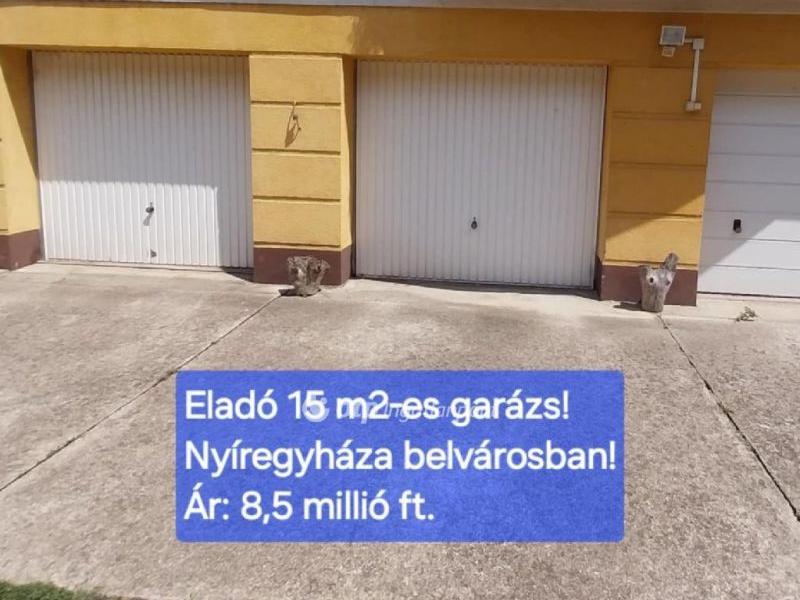 Eladó egyedi garázs Nyíregyháza