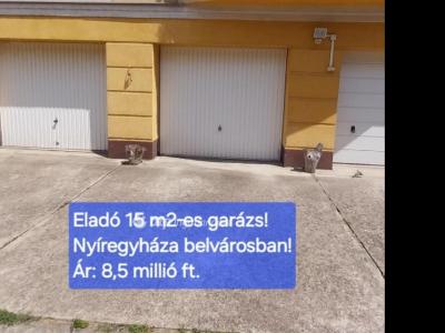 Eladó egyedi garázs Nyíregyháza