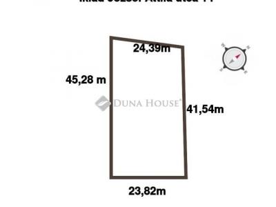 Eladó lakóövezeti telek Iklad