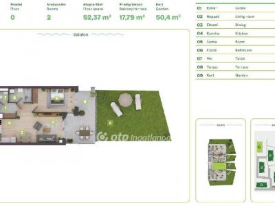 Eladó lakás Balatonszemes