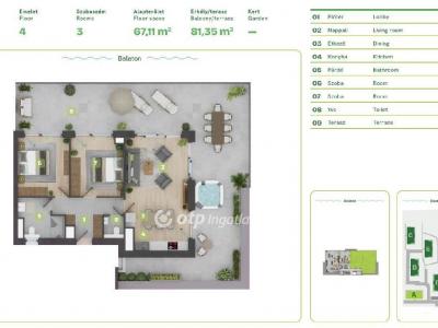 Eladó lakás Balatonszemes