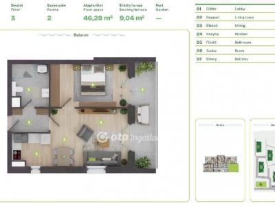 Eladó lakás Balatonszemes