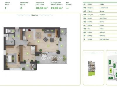 Eladó lakás Balatonszemes