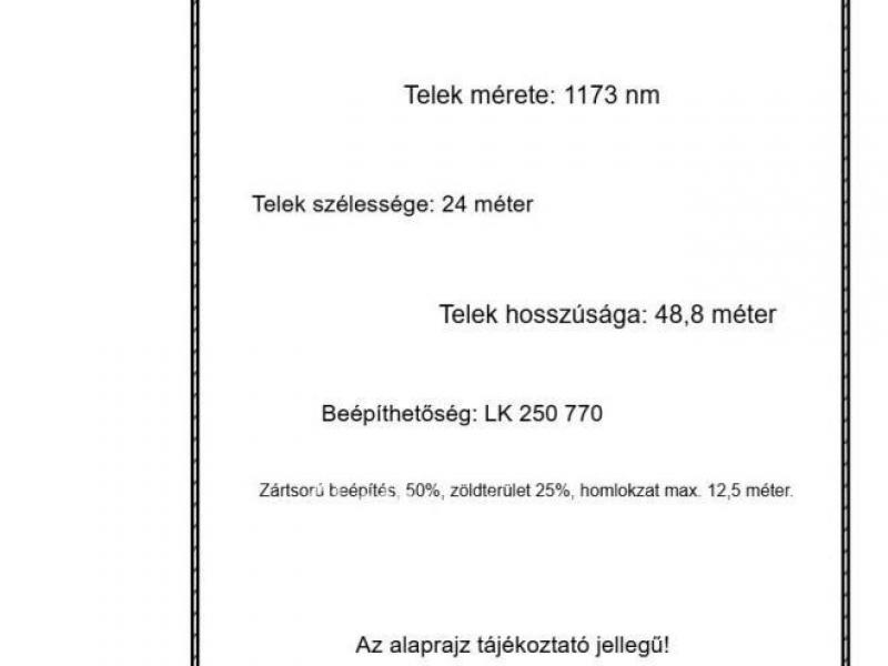 Eladó lakóövezeti telek Szeged