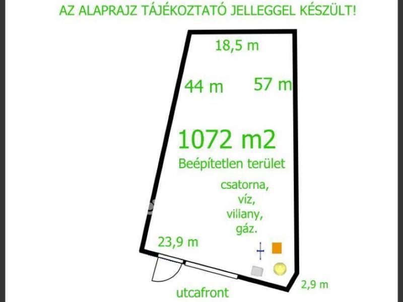 Eladó lakóövezeti telek Debrecen