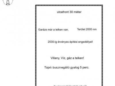 Eladó lakóövezeti telek Szeged