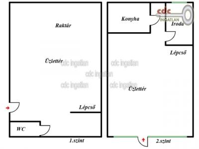 Eladó utcai bejáratú üzlethelység Budapest