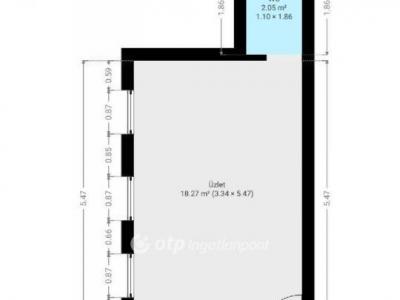 Eladó iroda lakásban Pápa