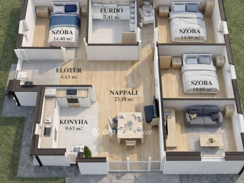 Eladó ikerház Áporka