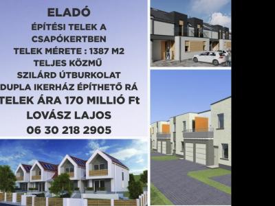 Eladó lakóövezeti telek Debrecen