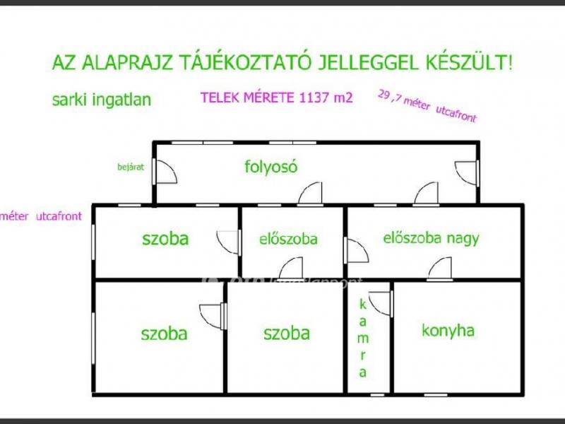 Eladó családi ház Hajdúsámson
