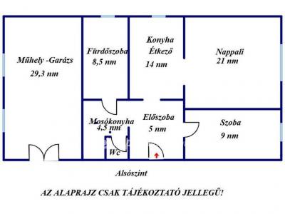 Eladó családi ház Cserkeszőlő