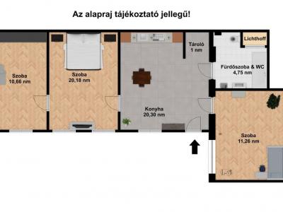 Eladó lakás - 1056 Budapest, V. kerület , Váci utca
