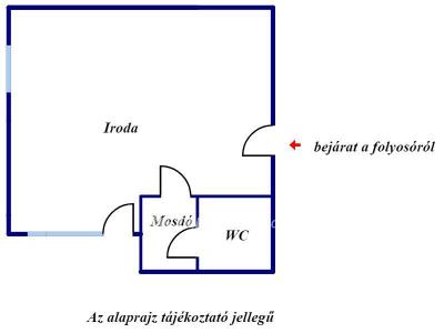 Eladó irodahelység irodaházban - 6000 Kecskemét